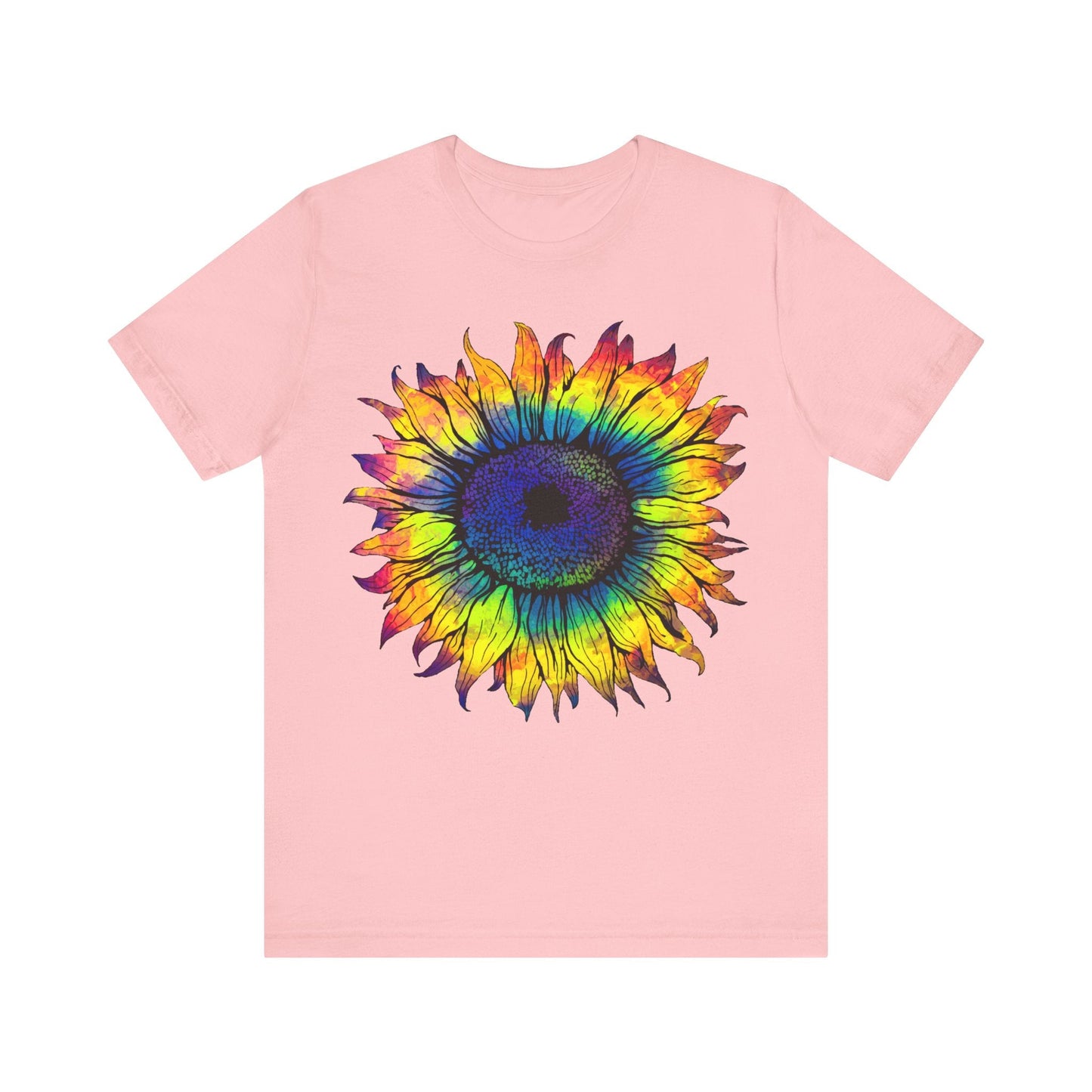 Rainbow Sunflower Tee - Free Spirited