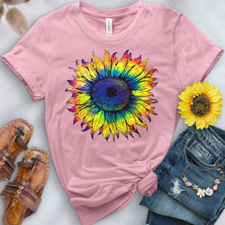 Rainbow Sunflower Tee - Free Spirited