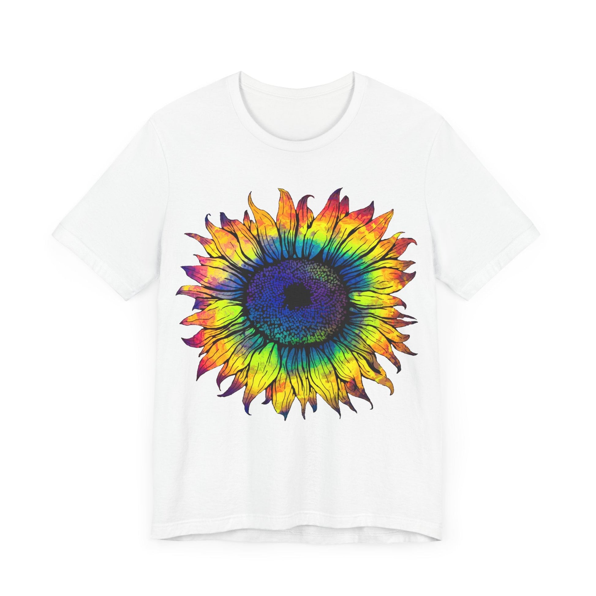 Rainbow Sunflower Tee - Free Spirited