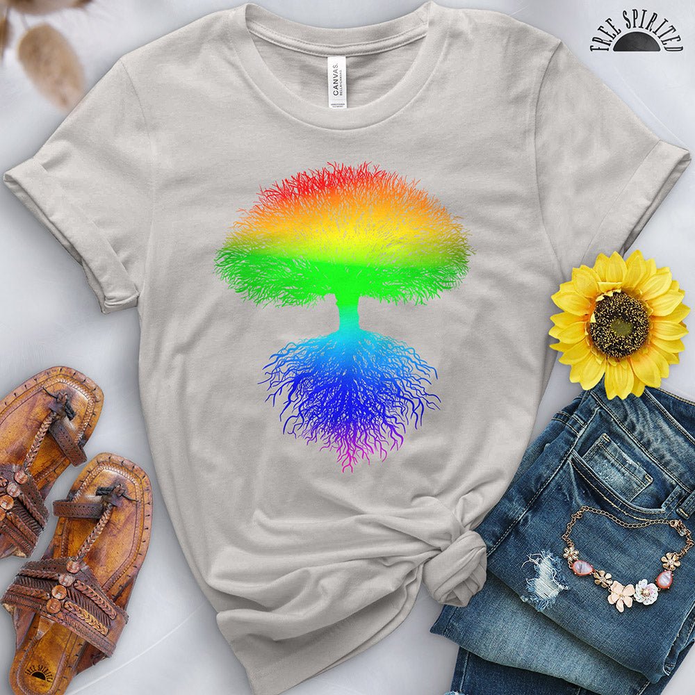 Rainbow Tree Tee - Free Spirited