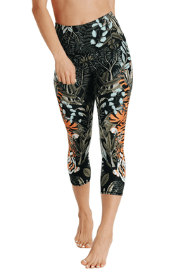 Rawr Talent Printed Yoga Crops - Free Spirited