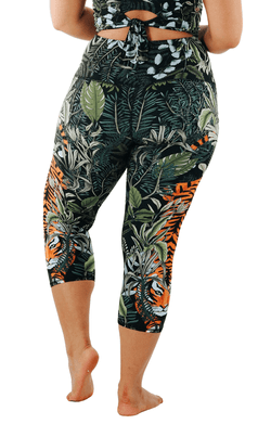 Rawr Talent Printed Yoga Crops - Free Spirited