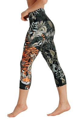 Rawr Talent Printed Yoga Crops - Free Spirited