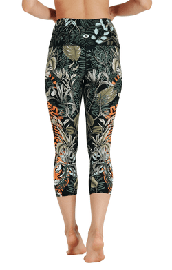 Rawr Talent Printed Yoga Crops - Free Spirited