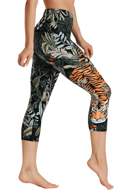 Rawr Talent Printed Yoga Crops - Free Spirited