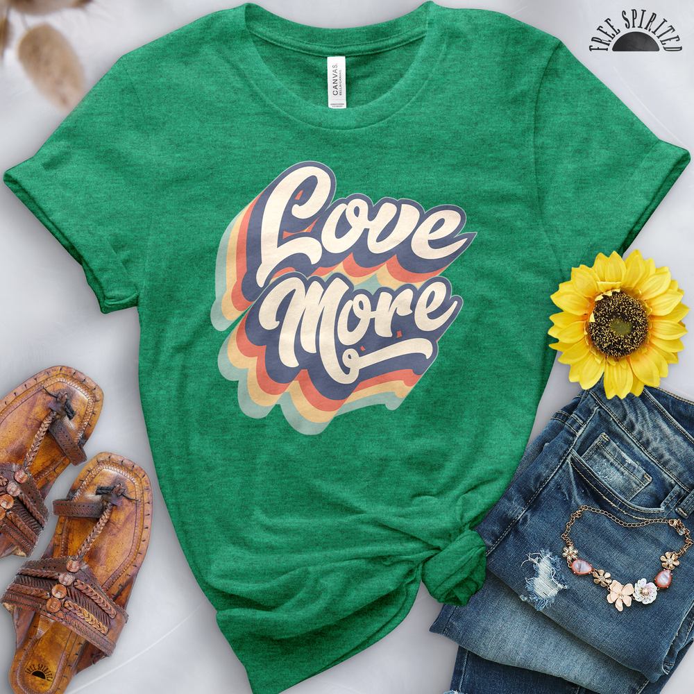 Retro Love Tee - Free Spirited