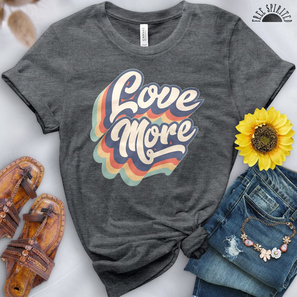 Retro Love Tee - Free Spirited