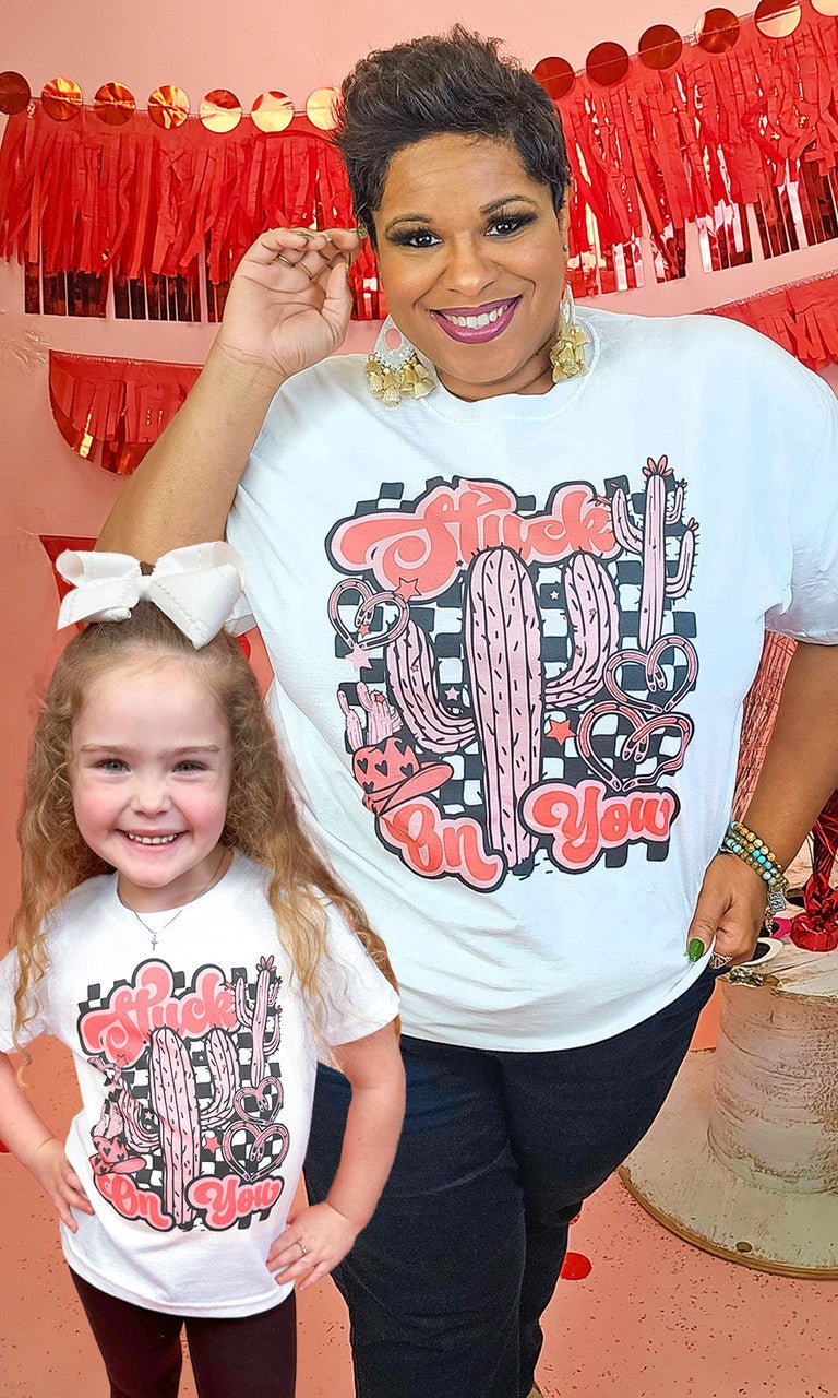 Retro Stuck on You Graphic T-Shirt - Free Spirited