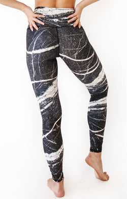 River Rock Printed Yoga Leggings - Free Spirited