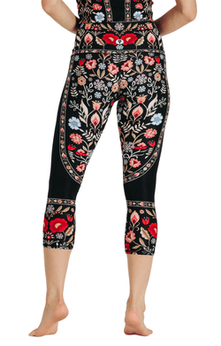 Rustica Printed Yoga Crops - Free Spirited