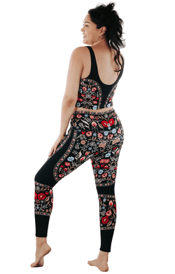 Rustica Printed Yoga Leggings - Free Spirited