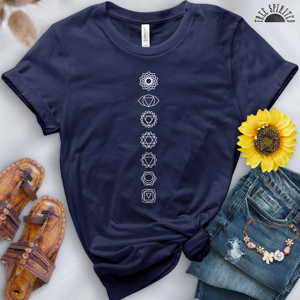 Seven Chakras Tee - Free Spirited