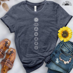 Seven Chakras Tee - Free Spirited