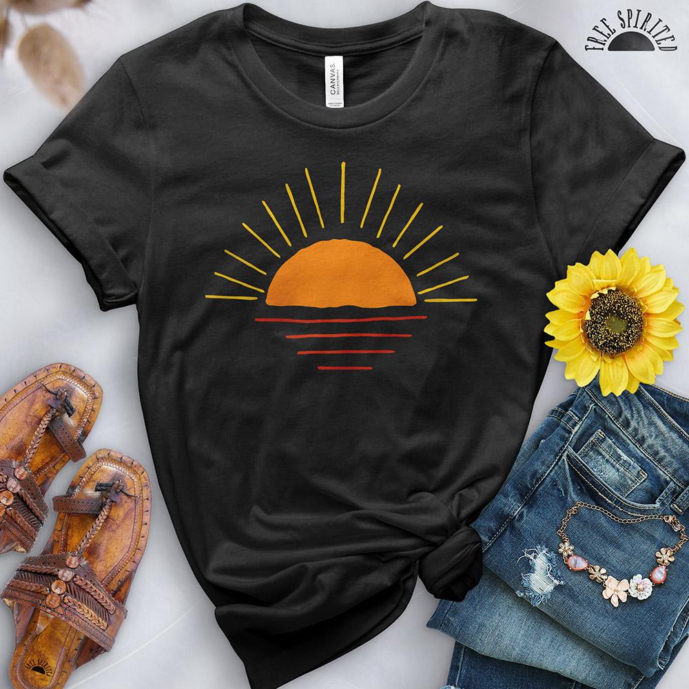 Simple Sunset Tee - Free Spirited