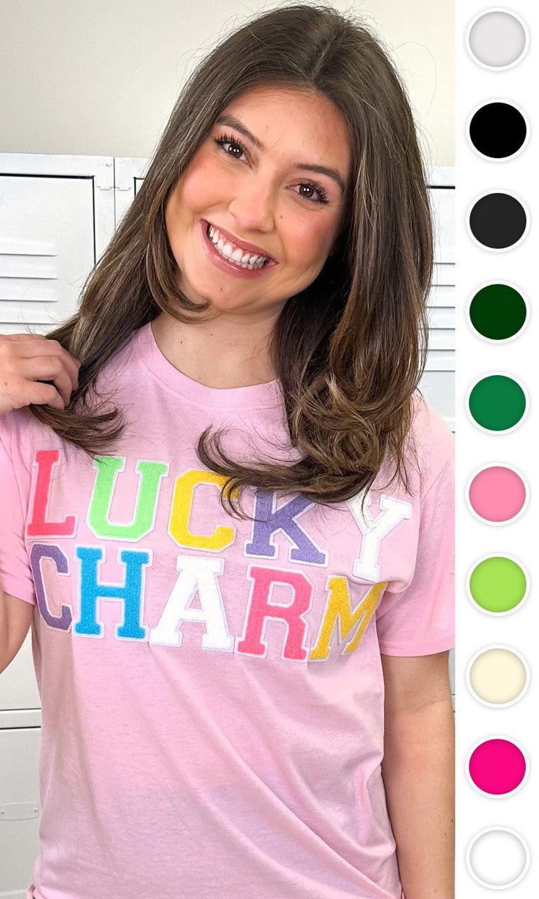 Soft Chenille Lucky Charm Adult T-Shirt - Free Spirited