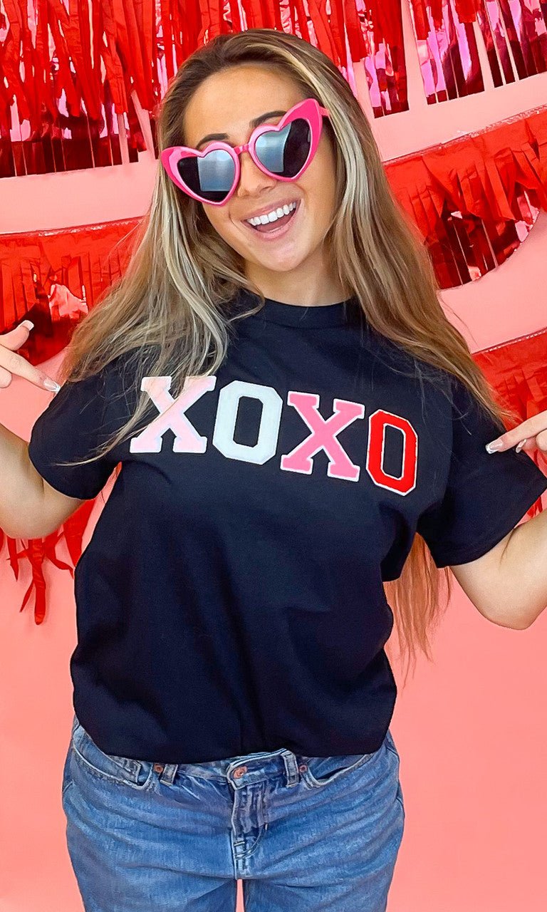 Soft Chenille XOXO T-Shirt - Free Spirited