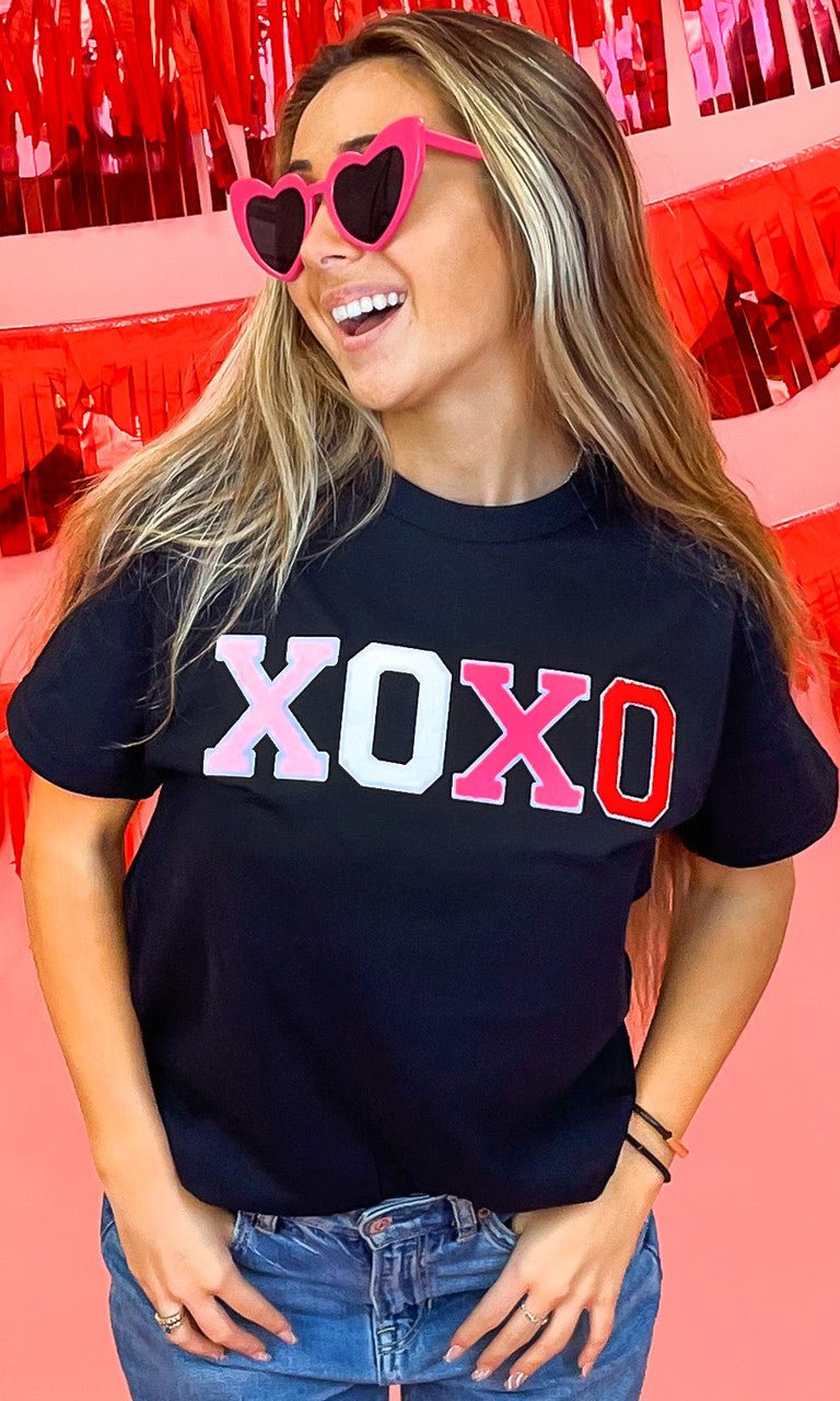 Soft Chenille XOXO T-Shirt - Free Spirited