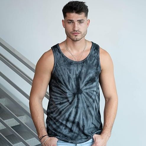 Spider Black Hand - Dyed Tank Top - Free Spirited