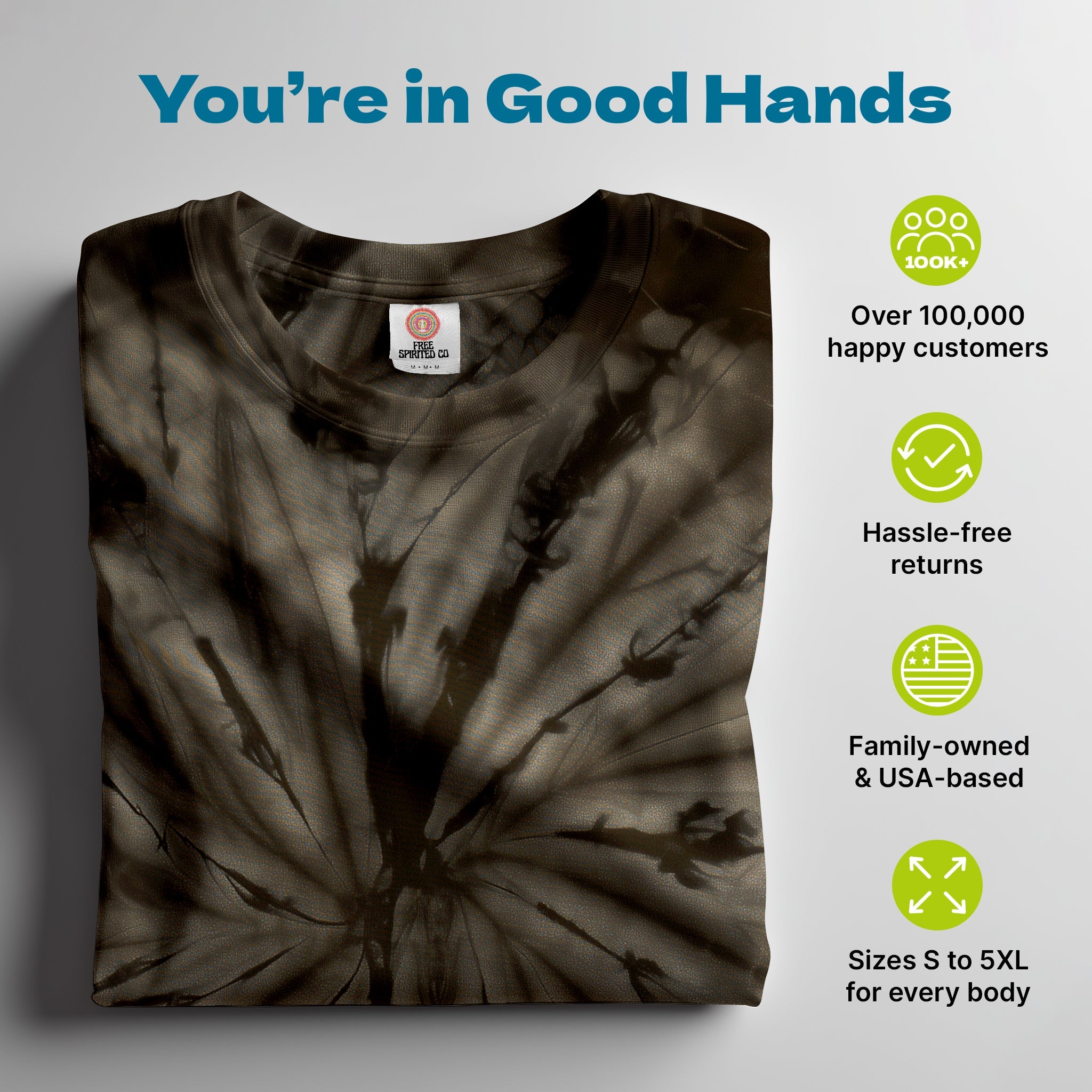 Spider Premium Hand - Dyed Comfort Shirt - Free Spirited