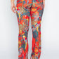 Split Flare Pant In Tropical Paradise - Free Spirited