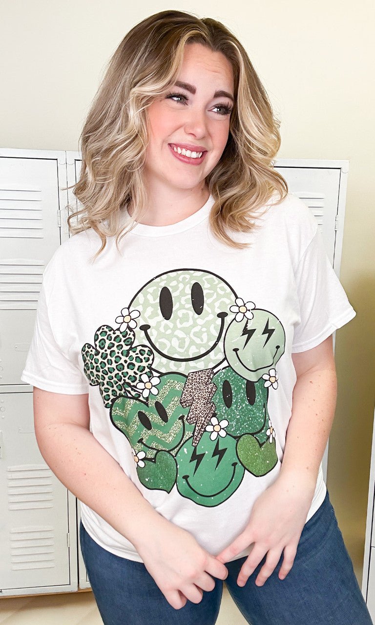 St. Patrick’s Vibes Adult Graphic T-Shirt - Free Spirited