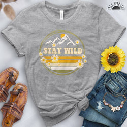 Stay Wild Mountain Tee - Free Spirited