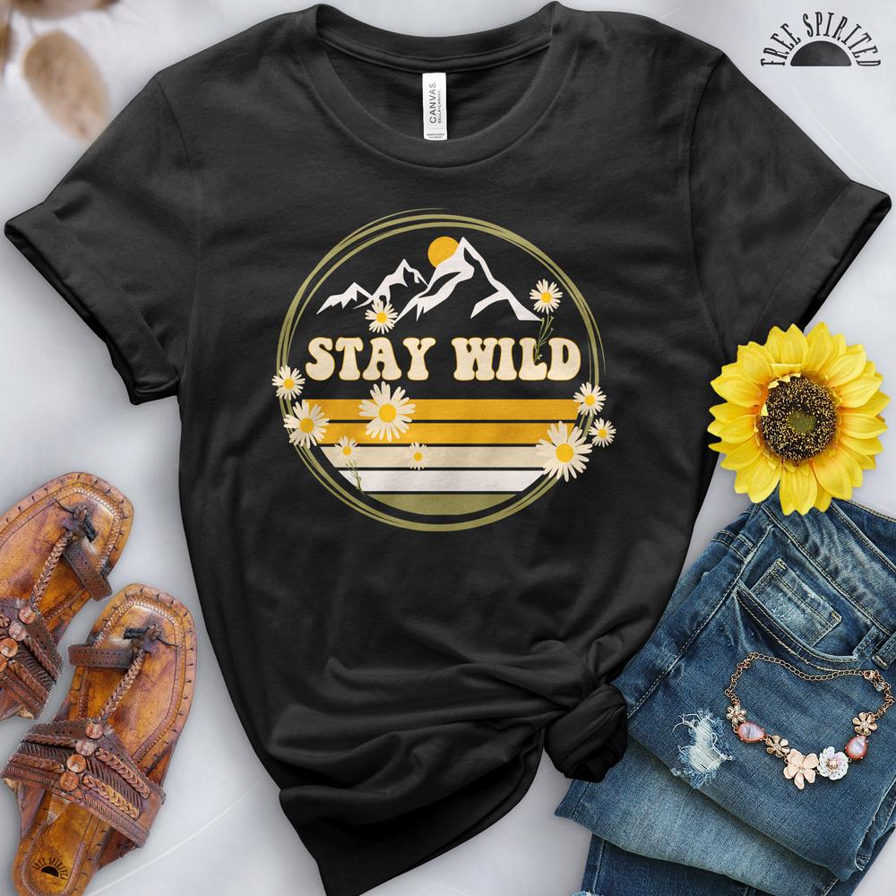 Stay Wild Mountain Tee - Free Spirited