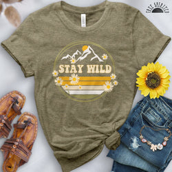 Stay Wild Mountain Tee - Free Spirited