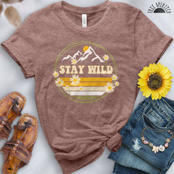 Stay Wild Mountain Tee - Free Spirited