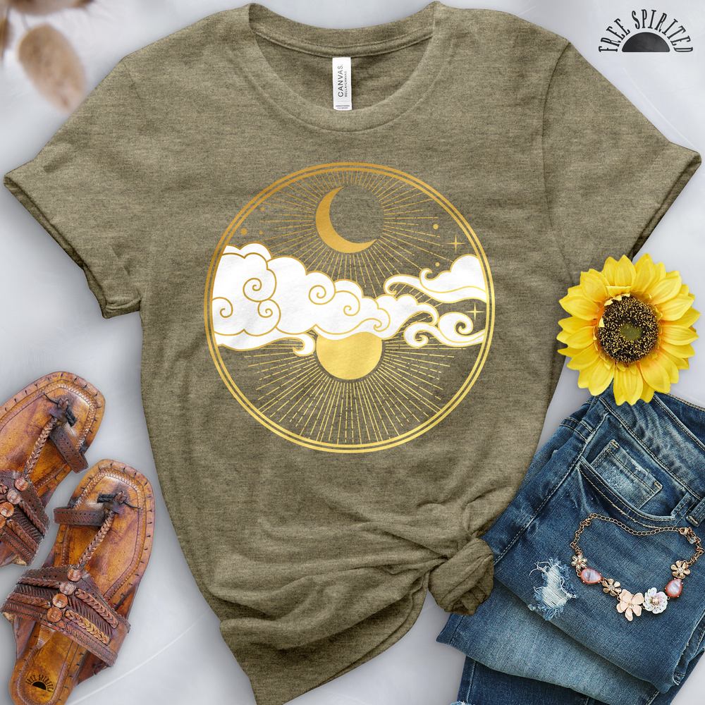 Sun and Moon Tee - Free Spirited