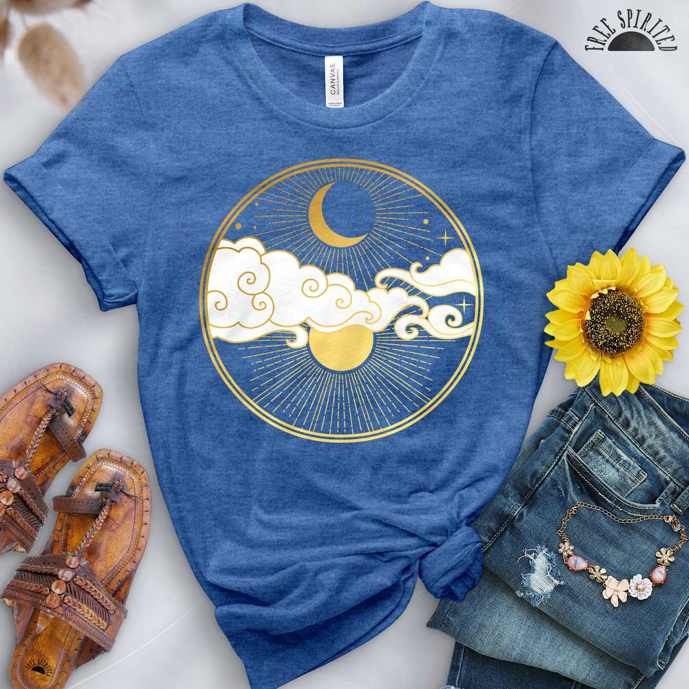 Sun and Moon Tee - Free Spirited