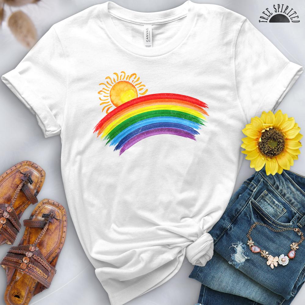 Sunshine and Rainbows Tee - Free Spirited