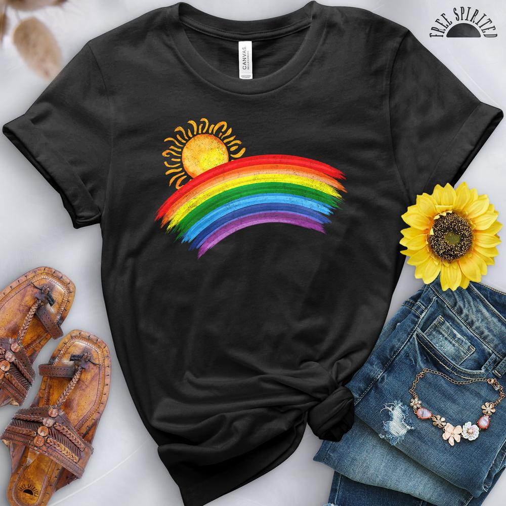 Sunshine and Rainbows Tee - Free Spirited