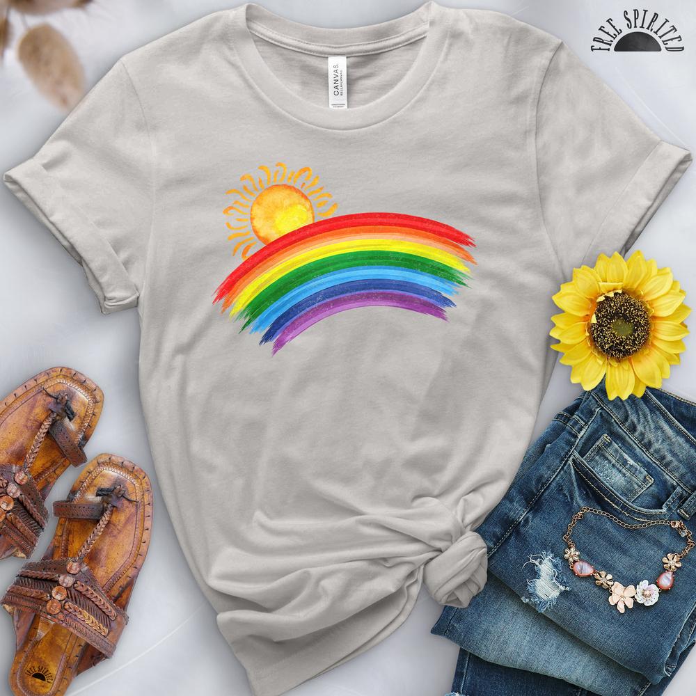 Sunshine and Rainbows Tee - Free Spirited