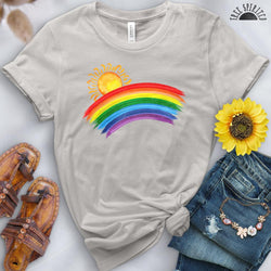 Sunshine and Rainbows Tee - Free Spirited