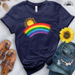 Sunshine and Rainbows Tee - Free Spirited