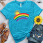 Sunshine and Rainbows Tee - Free Spirited