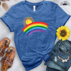 Sunshine and Rainbows Tee - Free Spirited