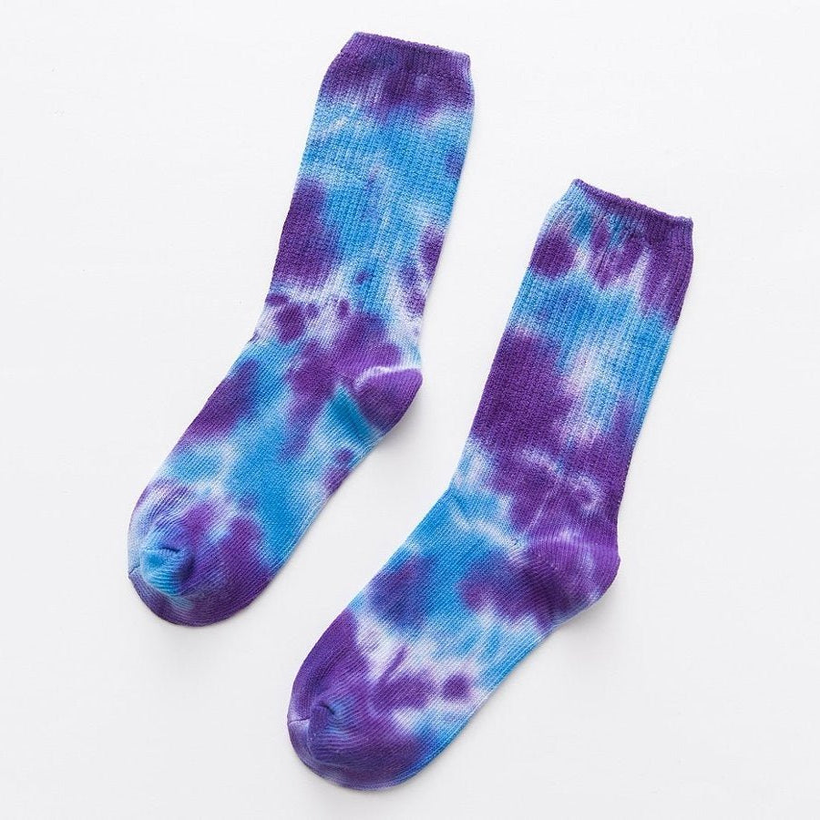 Tie-Dye Crew Socks - Free Spirited