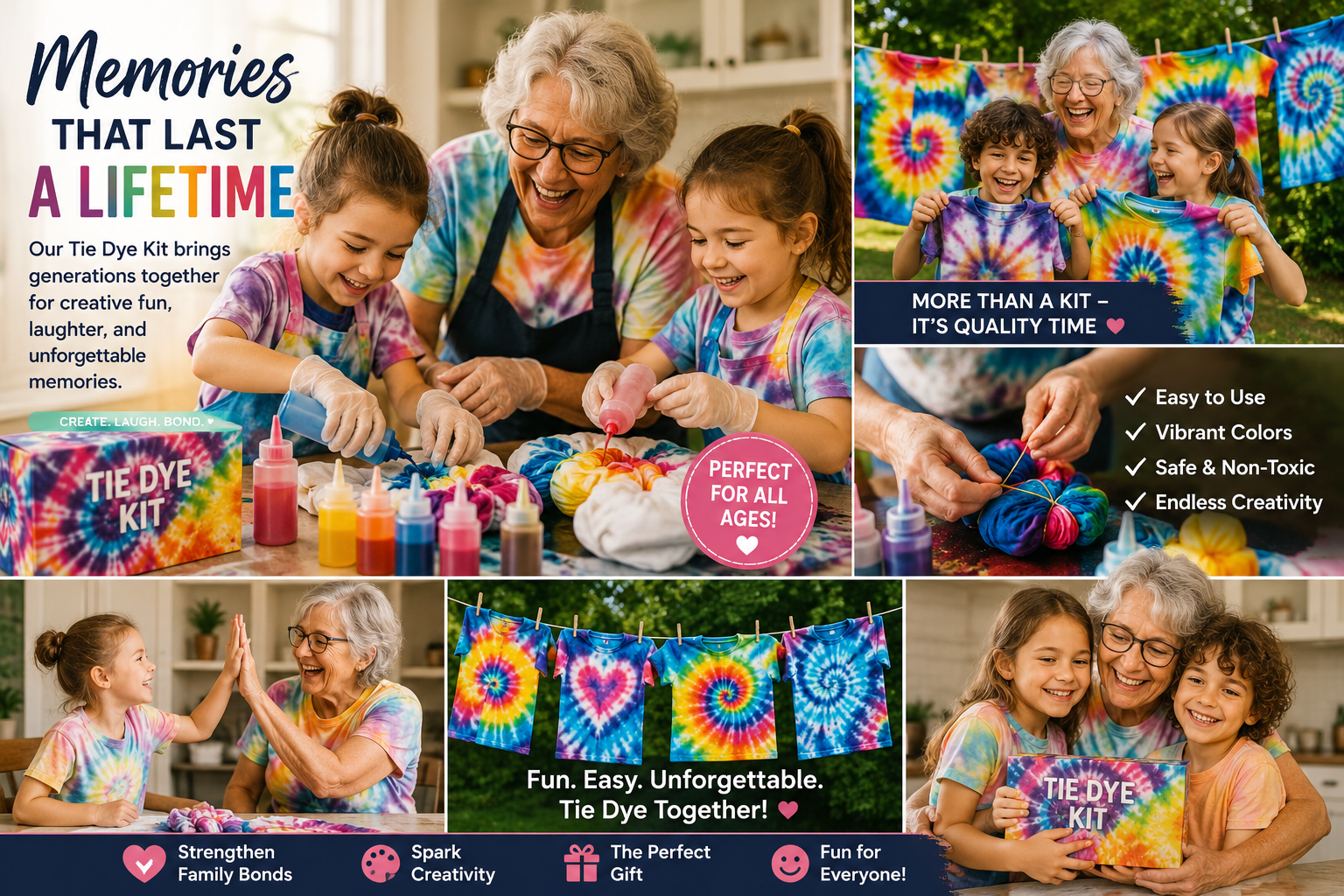 Tie Dye Kit - Free Spirited