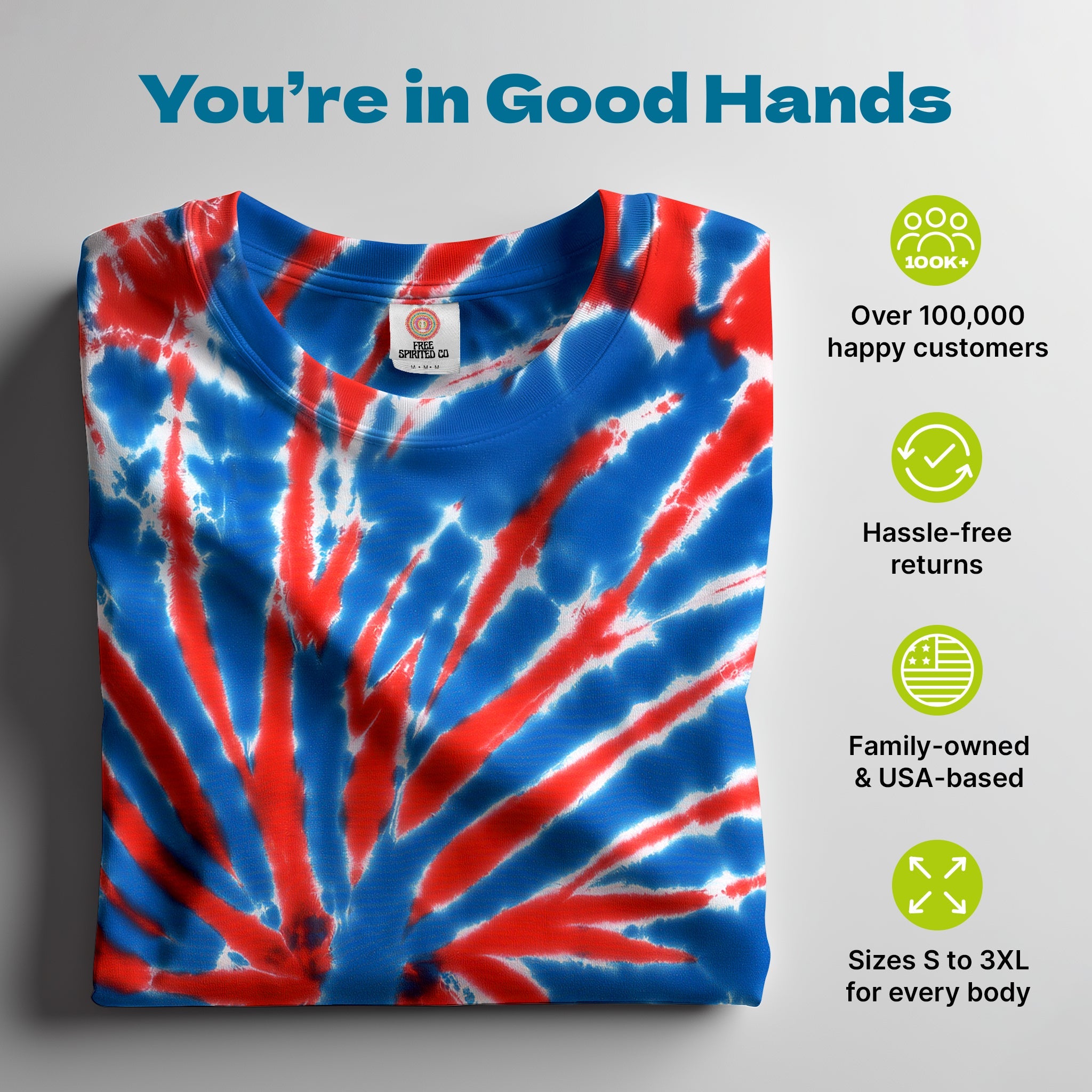 Union Jack Premium Hand - Dyed Comfort Shirt - Free Spirited