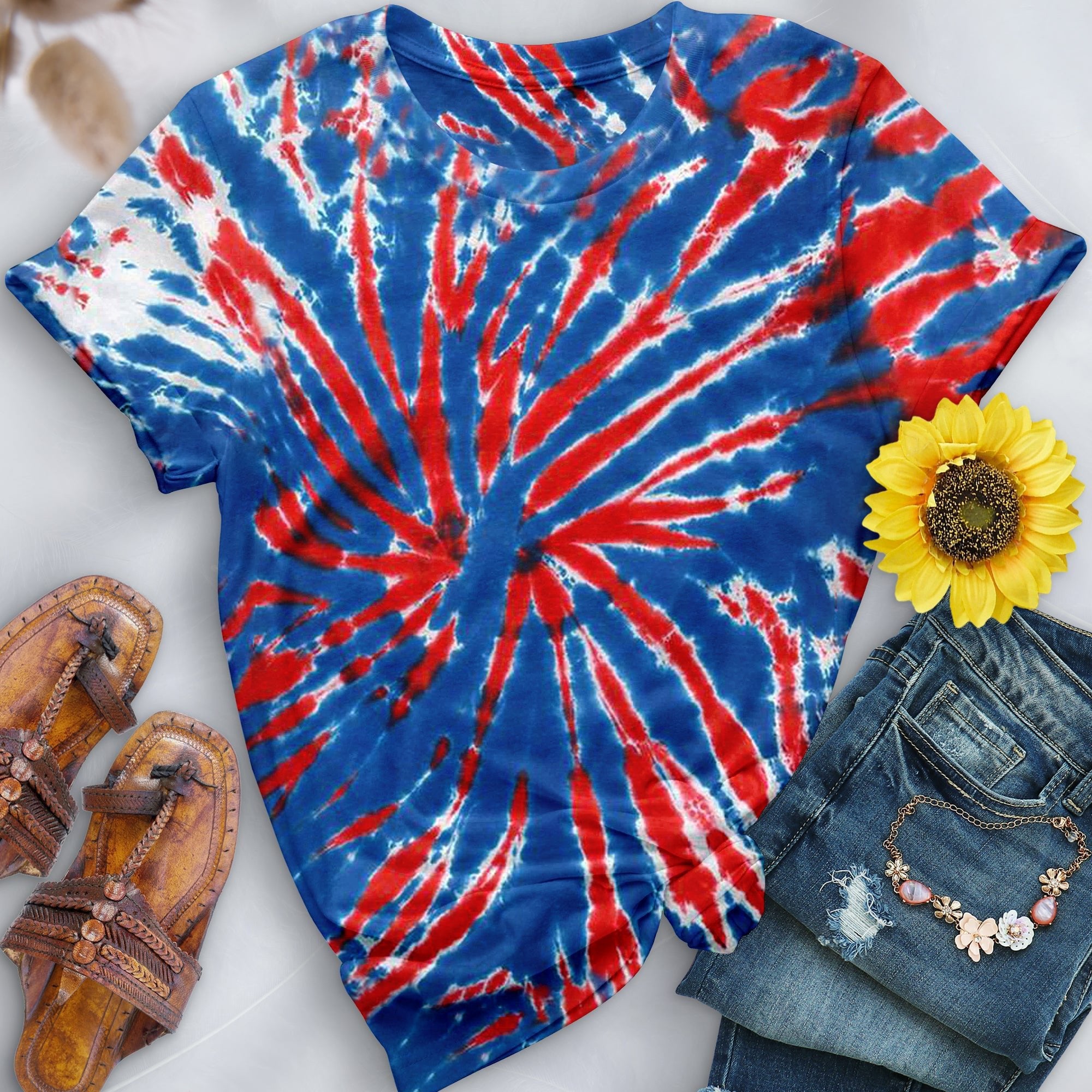 Union Jack Premium Hand-Dyed Comfort Shirt - Free Spirited