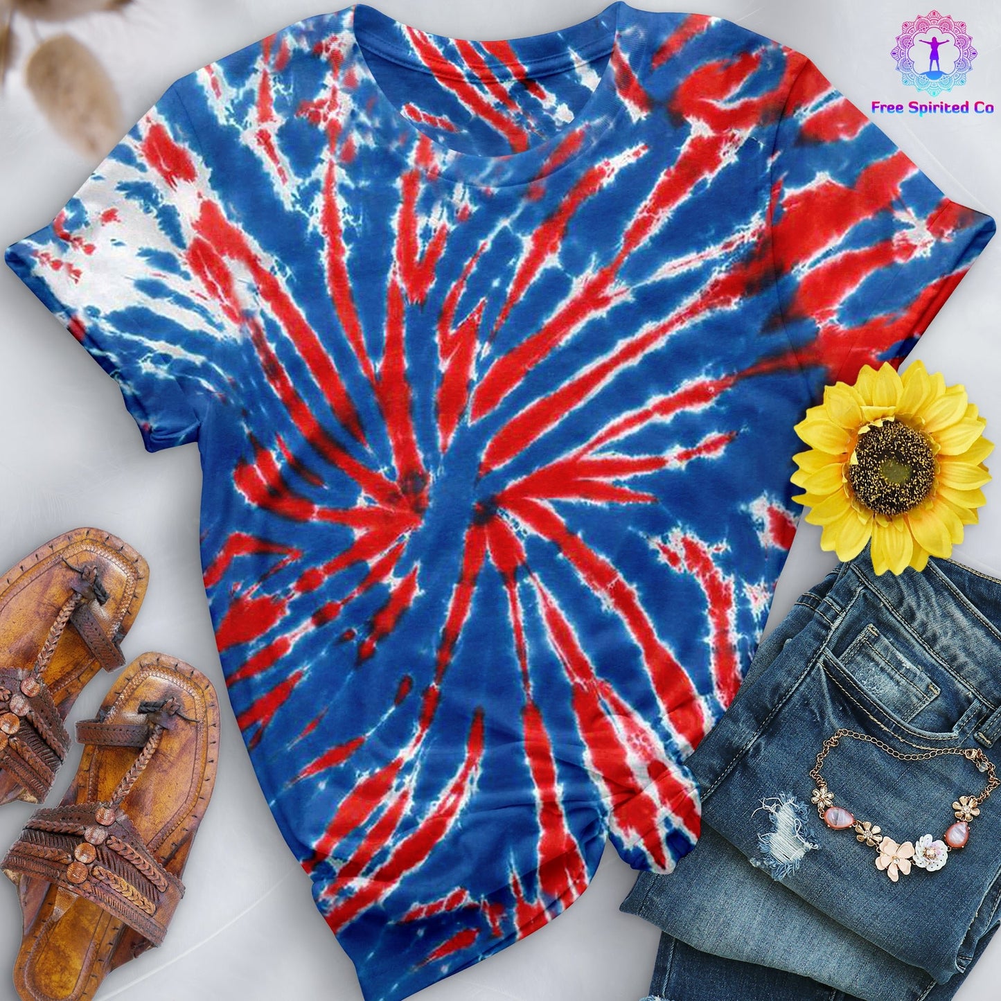 Union Jack Premium Hand-Dyed Comfort Shirt - Free Spirited