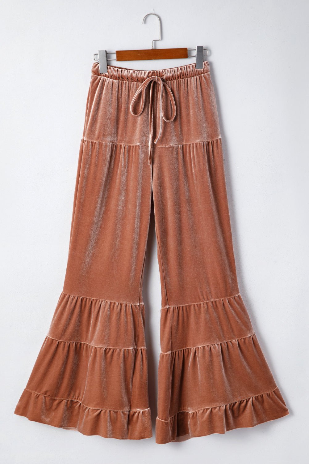 Violeta Tiered Bell Bottom Pants by Threaded Pear - Free Spirited