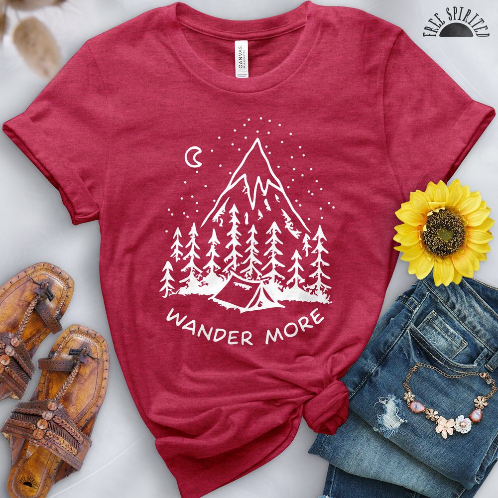 Wander More Tee - Free Spirited