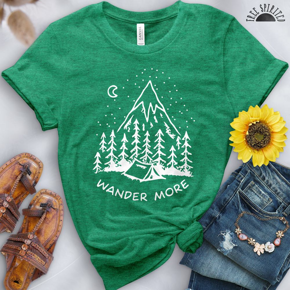 Wander More Tee - Free Spirited