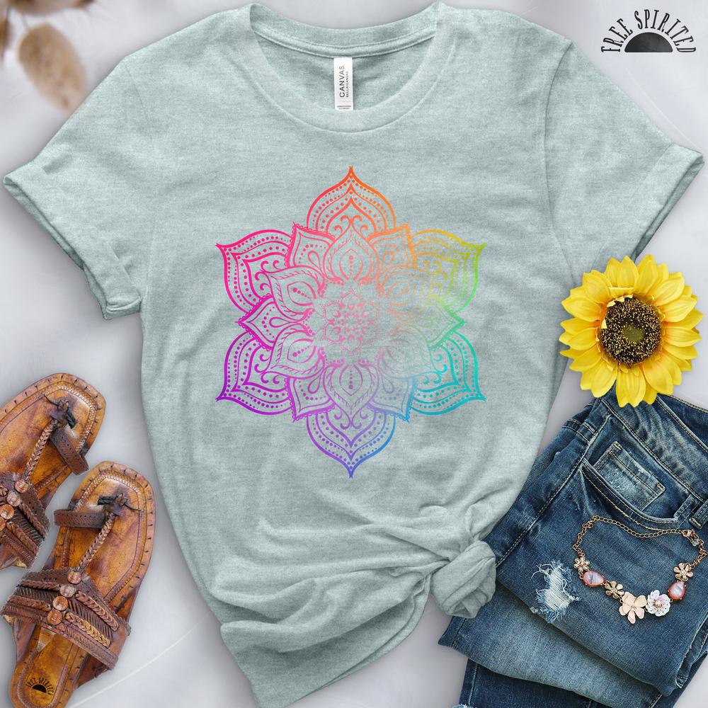 Warm Mandala Tee - Free Spirited