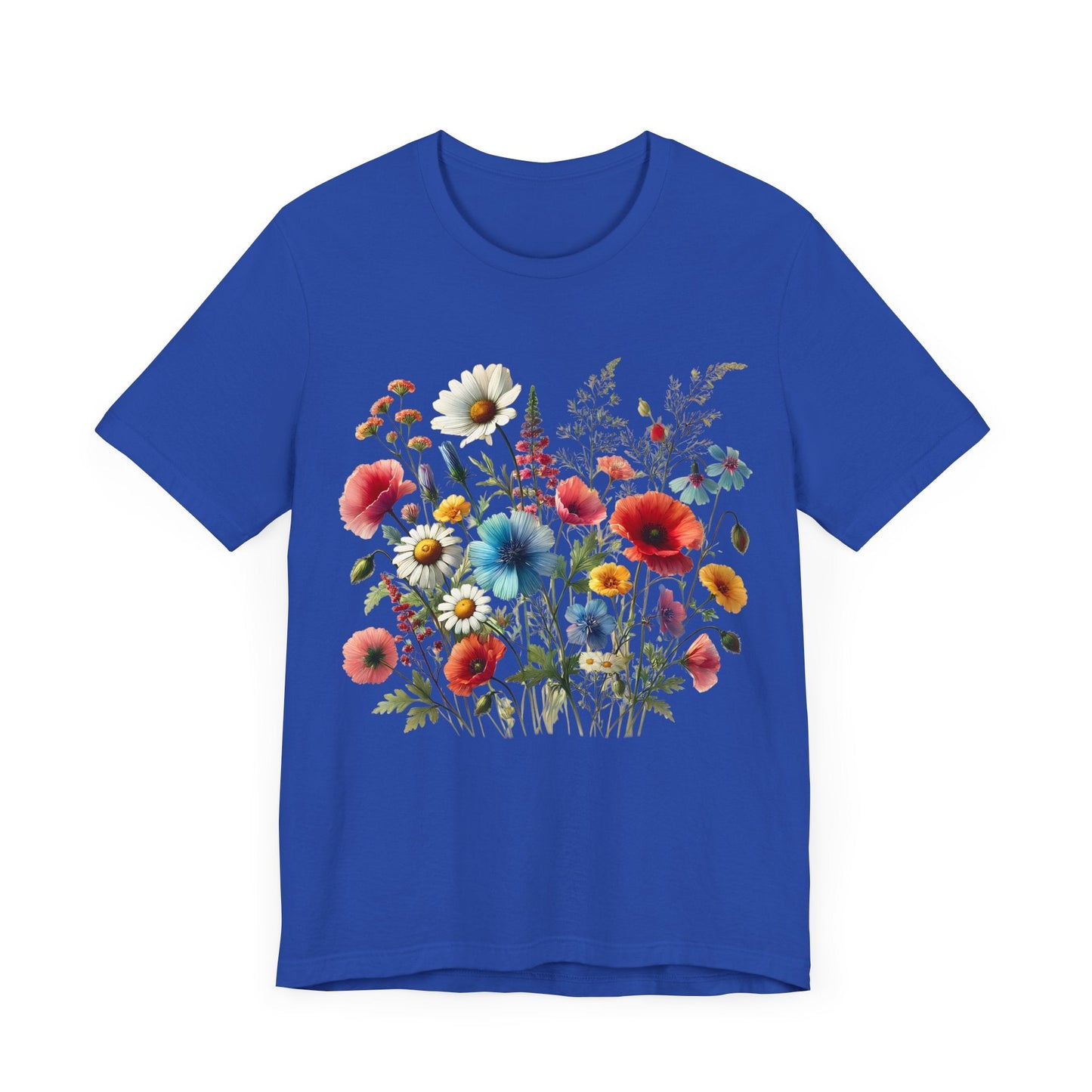 Watercolor Flower Field Tee - Free Spirited