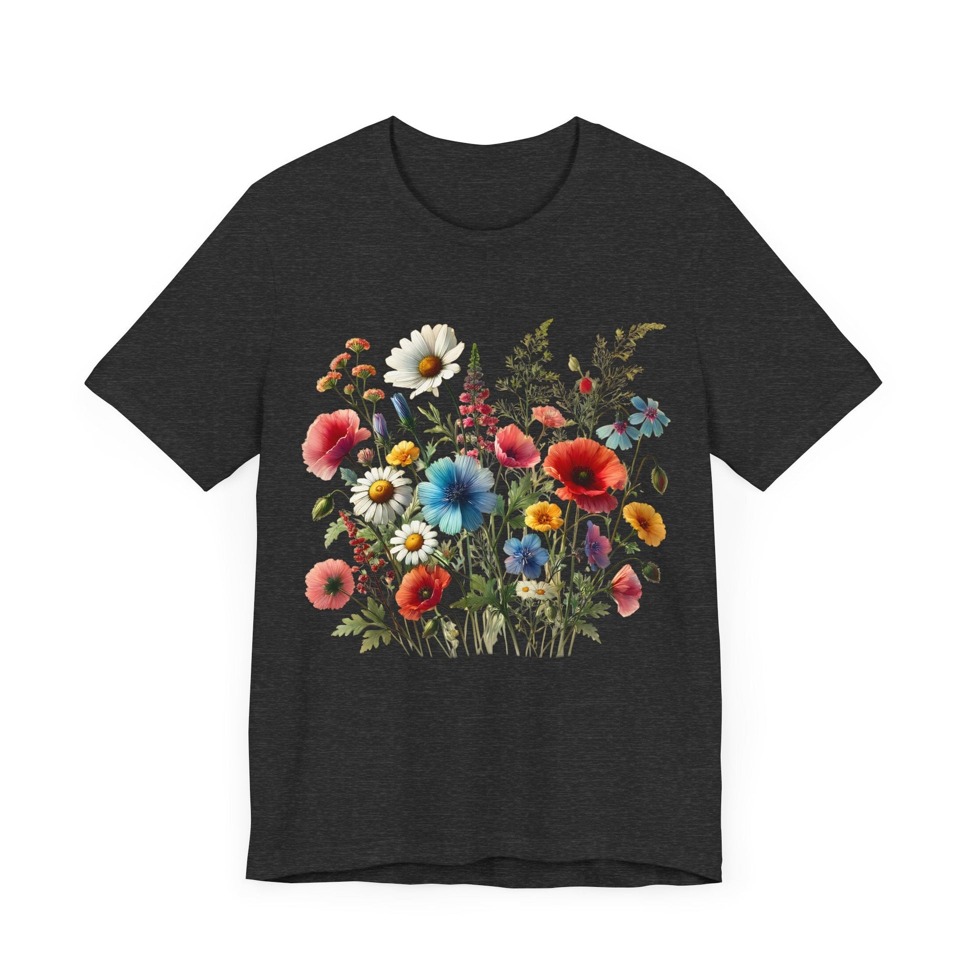 Watercolor Flower Field Tee - Free Spirited