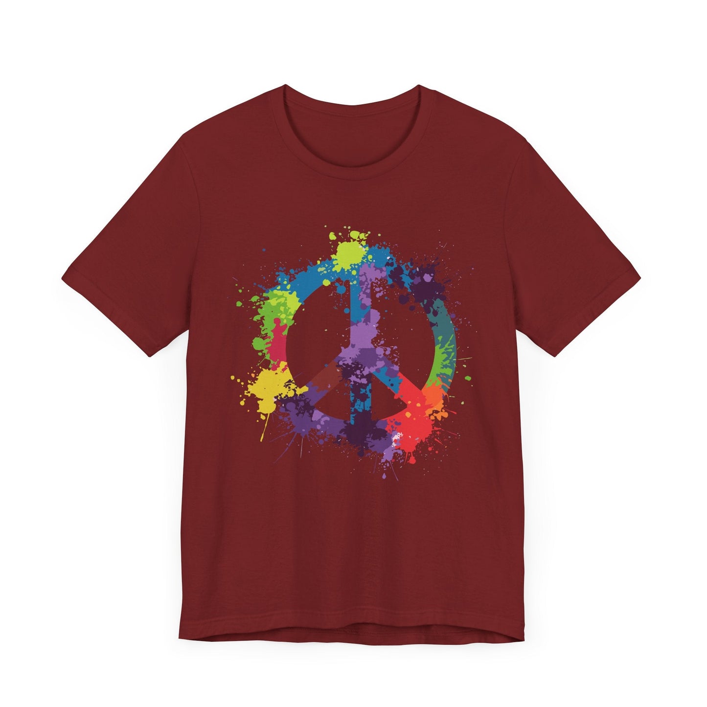 Watercolor Peace Sign Tee - Free Spirited